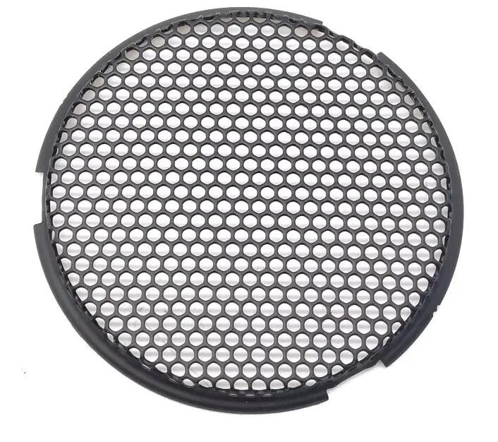 Perforated metal speaker grilles