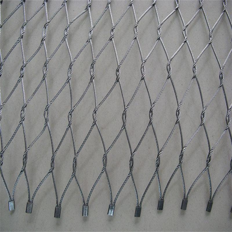 Stainless steel woven wire rope mesh