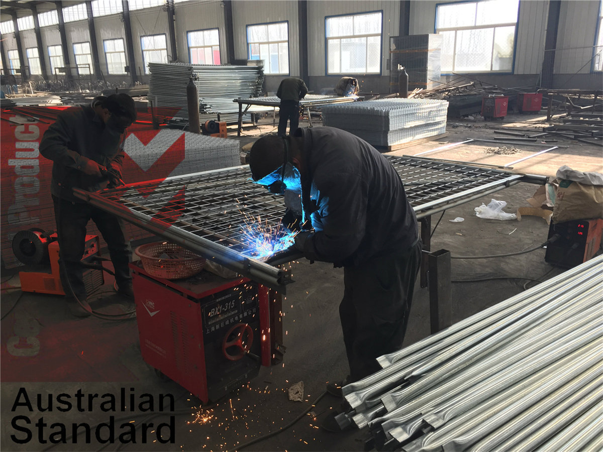 Why all we sale temporary fence panels are hand welding?