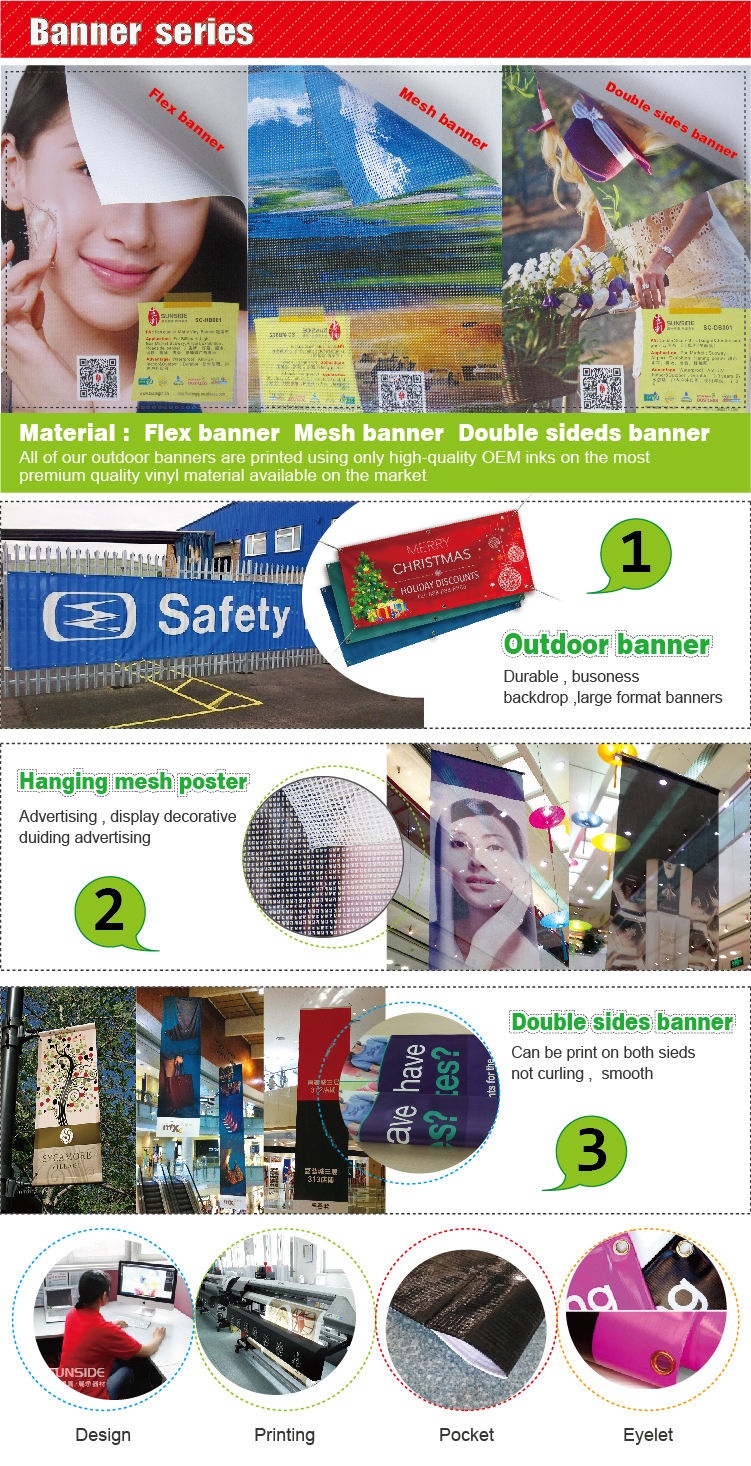 High quality custom outdoor waterproof mesh fence banner printing pvc backdrop vinyl banner