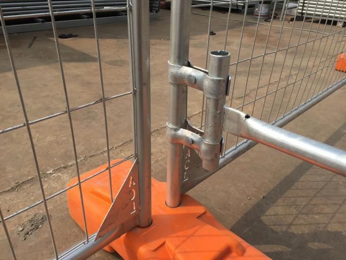 meblourne temporary fence brace secured with fencing panels 