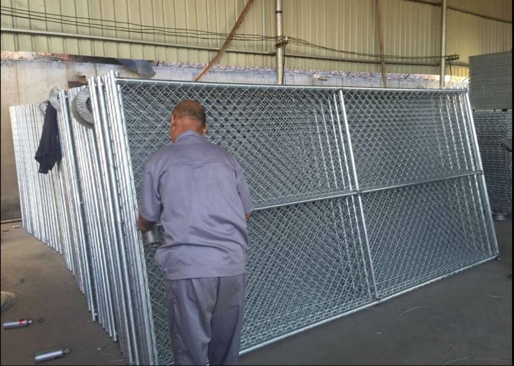 High quality USA standard 6 foot chain link temporary fencing panels XMR16