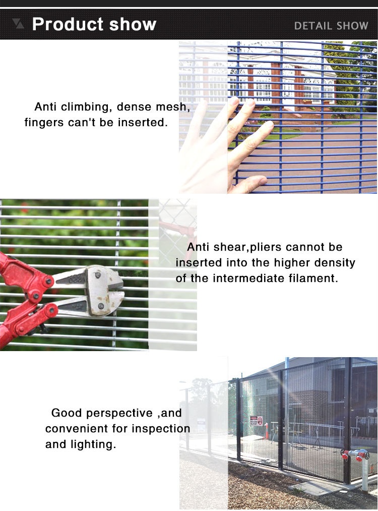 358 Mesh Anti Climb Security Fence