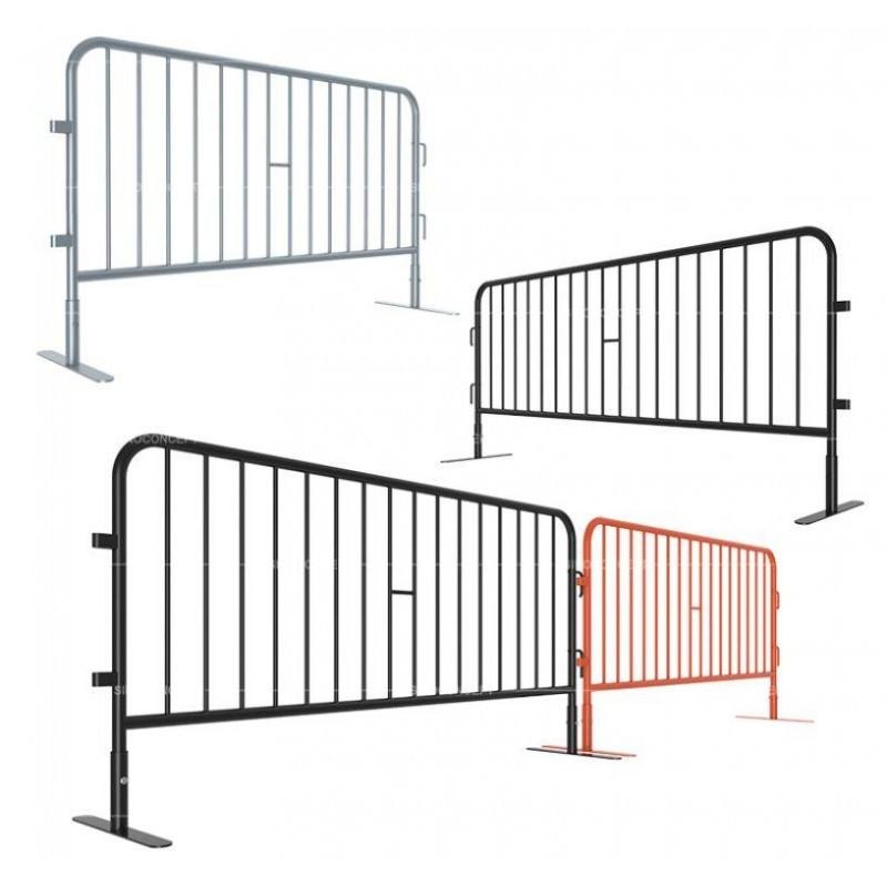 Hot sale road safety metal pedestrian used crowd control barrier
