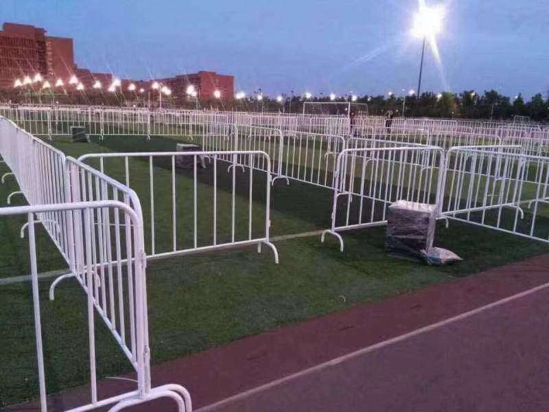 French style bike rack barricade metal crowd control barriers for sale