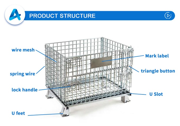 wire mesh storage containers