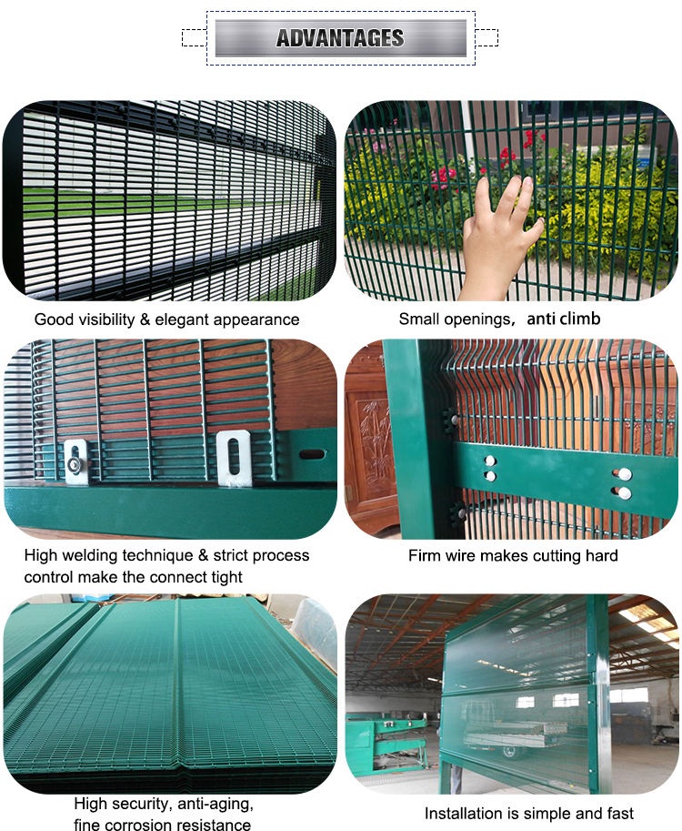 Factory Price 358 High Security Wire Mesh Fencing