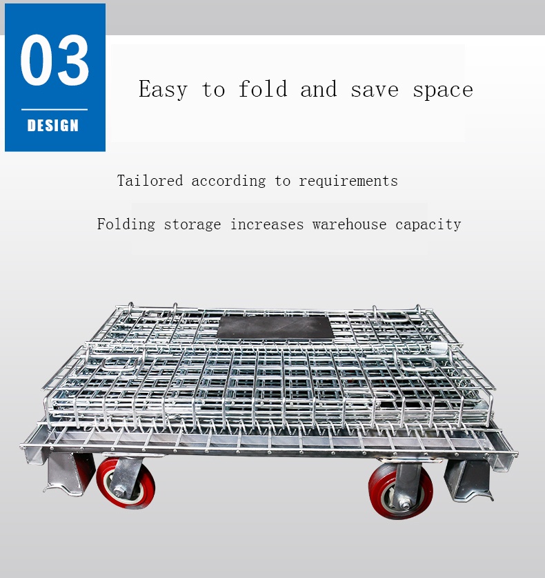 Collapsible wire mesh containers 2