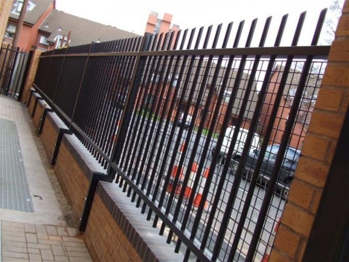 tubular steel fence panels