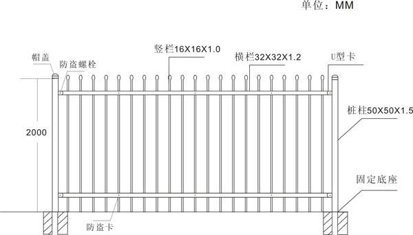 Black pvc power coated welded security garrison fencing