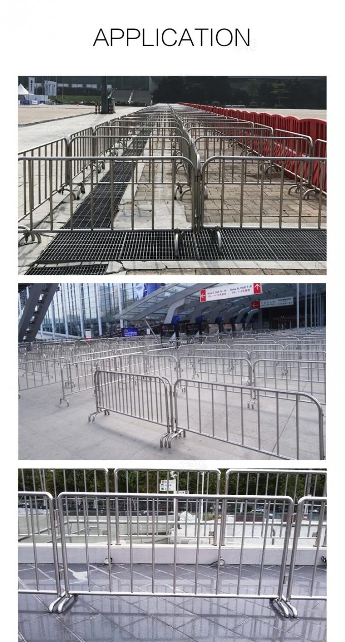 stainless steel crowd control barriers 7