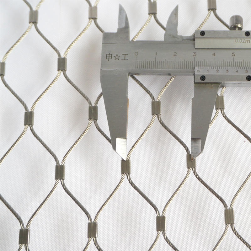 Stainless Steel Wire Rope Mesh 100*100mm Cable Mesh Green Plant Climbing Trellis Wall Mesh For Garden