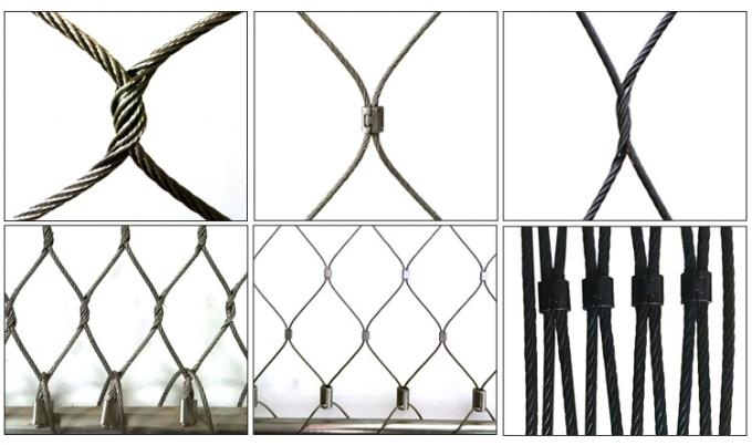 Factory SS 304 316 316L stainless steel rope net fence,Bird netting,Aviary