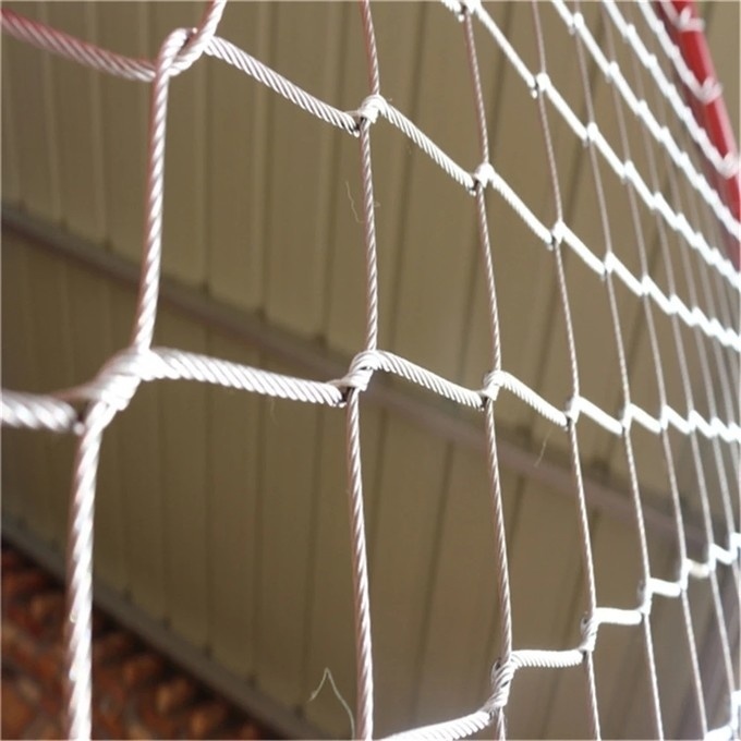 stainless steel wire rope woven mesh 