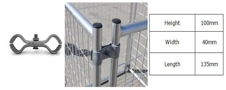 Galvanized temporary removable Construction Site Protection Fence