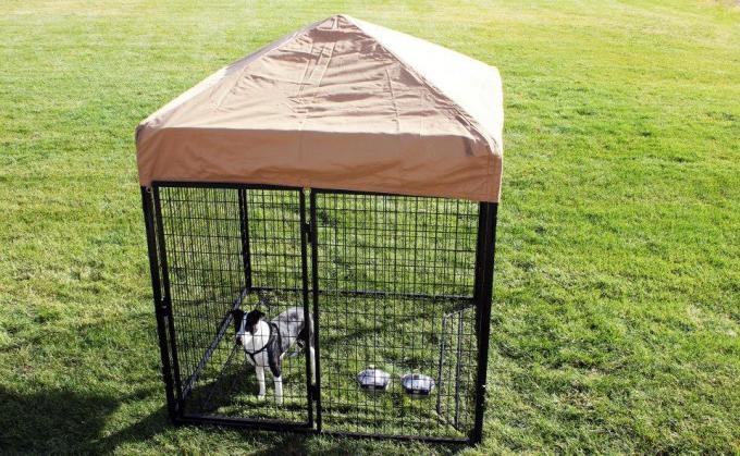 welded wire dog kennel 10x10x6