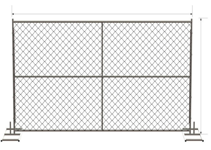 temporary chain link fence panels 2