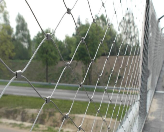 Stainless steel cable safety mesh