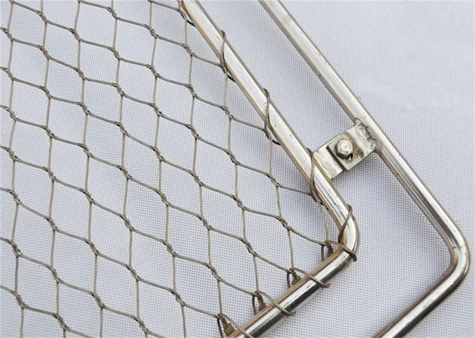 Stainless steel ferrule rope mesh