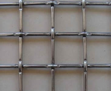 Stainless steel double crimped wire mesh
