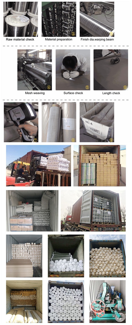 304 stainless steel wire mesh container loading