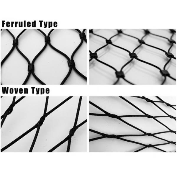 woven wire rope mesh types