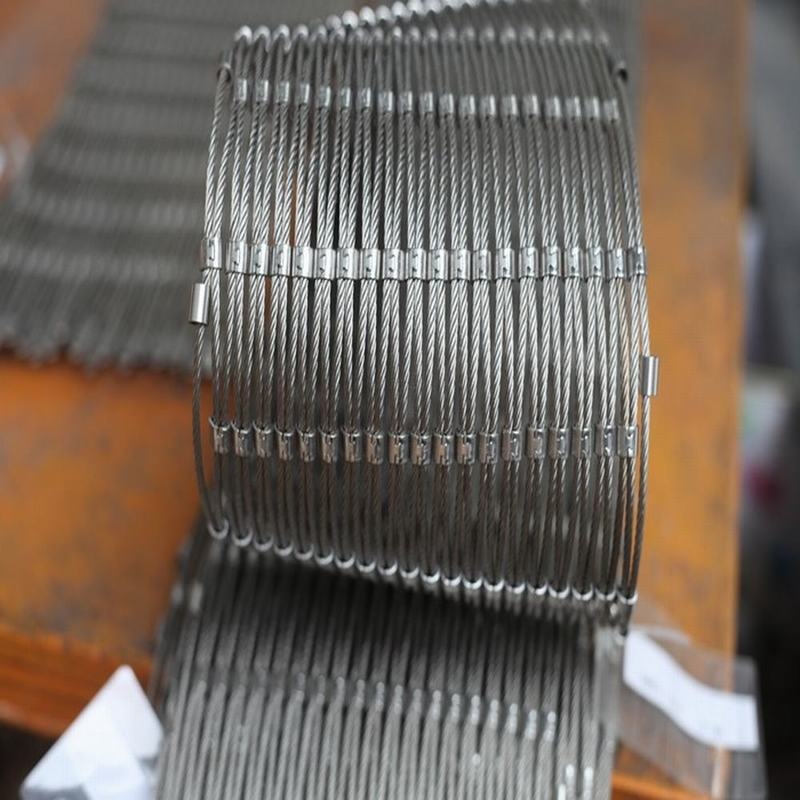 ferruled climber plant trellis mesh stainless steel wire rope mesh