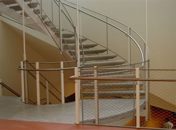 decorative metal stair railings/stainless steel staircase mesh