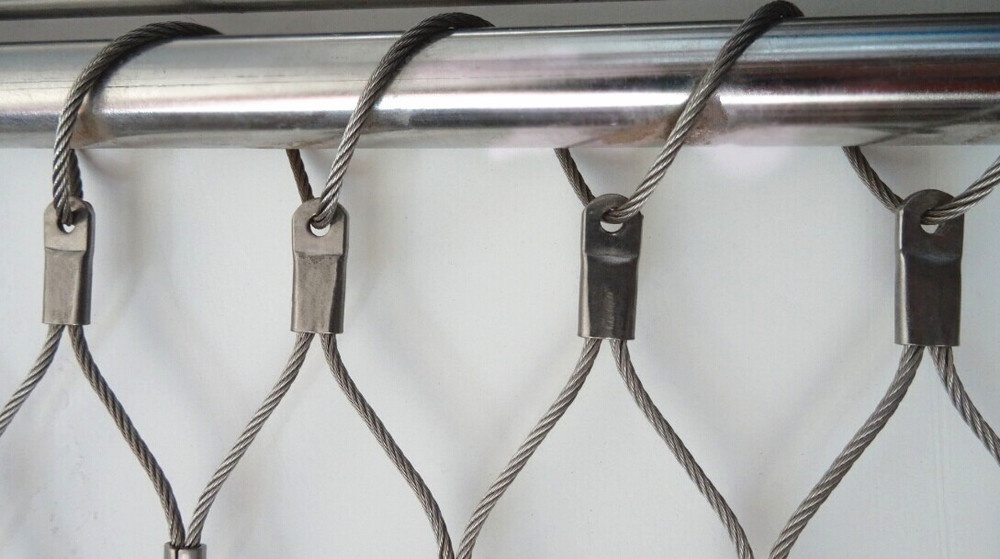 decorative metal stair railings/stainless steel staircase mesh