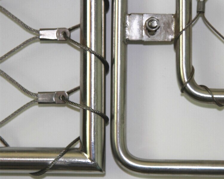 decorative metal stair railings/stainless steel staircase mesh