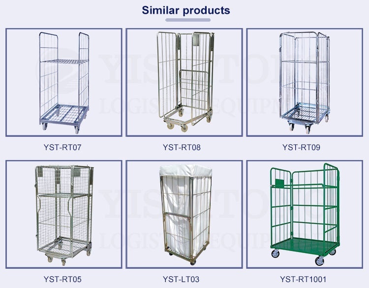 Customized standard security laundry mesh storage roll container