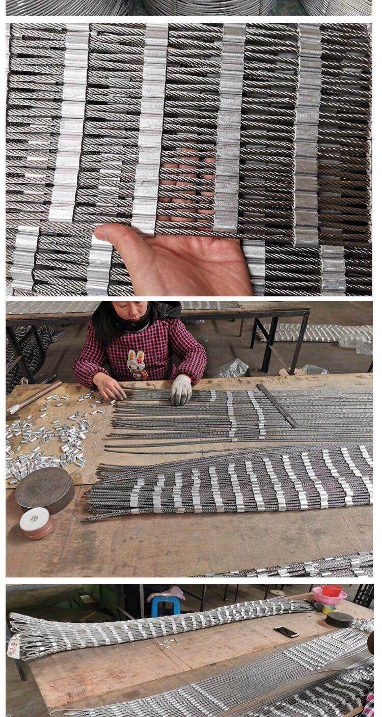 Stainless Steel Wire Rope Mesh Zoo Mesh for Parrot Aviary Nets