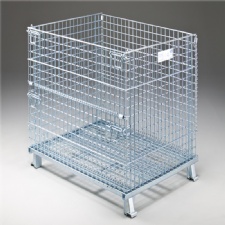 wire mesh container with lid