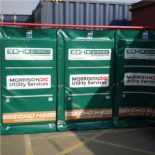 Construction site noise barriers