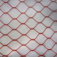 Stainless steel knotted rope mesh