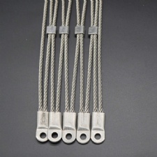 Flexible stainless steel cable mesh