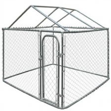 dog chain link kennel