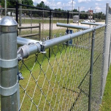 Hot dipped Galvanized Chain Link Fence