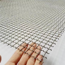 Stainless steel crimped wire mesh