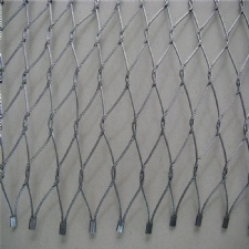 Stainless steel woven wire rope mesh