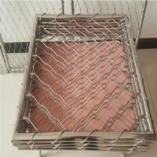 Stainless steel woven wire rope mesh