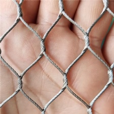 Stainless steel wire rope net bird enclosures