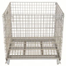 Wire mesh storage containers