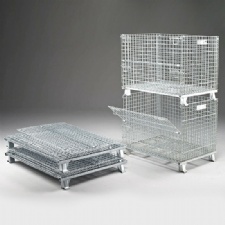 Wire Mesh Storage Containers - Durable Logistic Tools