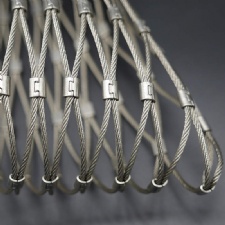 Stainless steel ferrule rope mesh